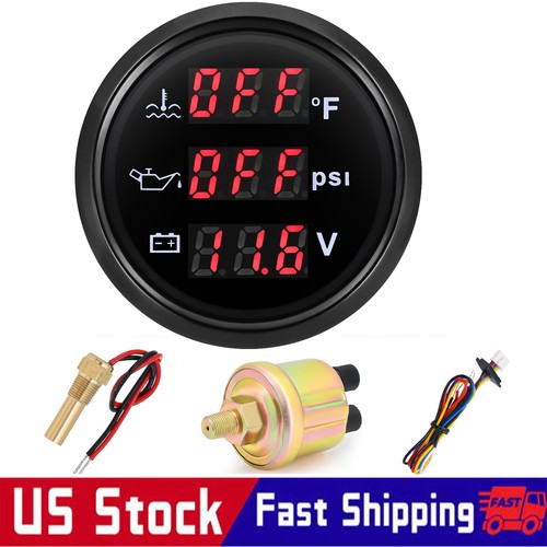 52mm boat car gauge oil - 52mm, 1