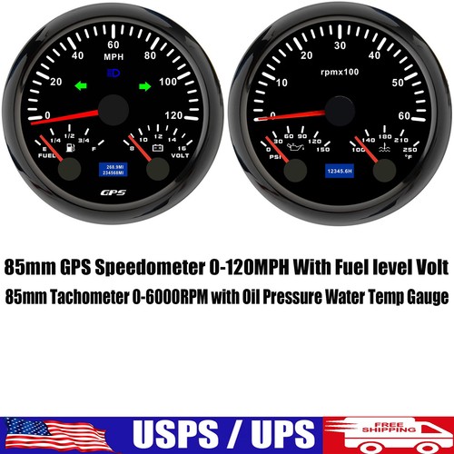 Gauge set 85mm gps - set,